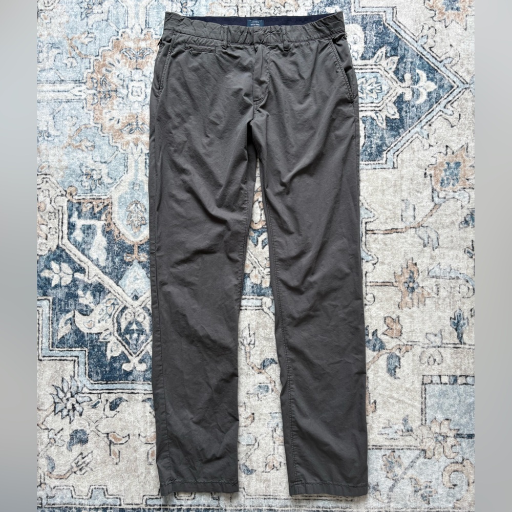 J. Crew Men's Gray Tech Pants